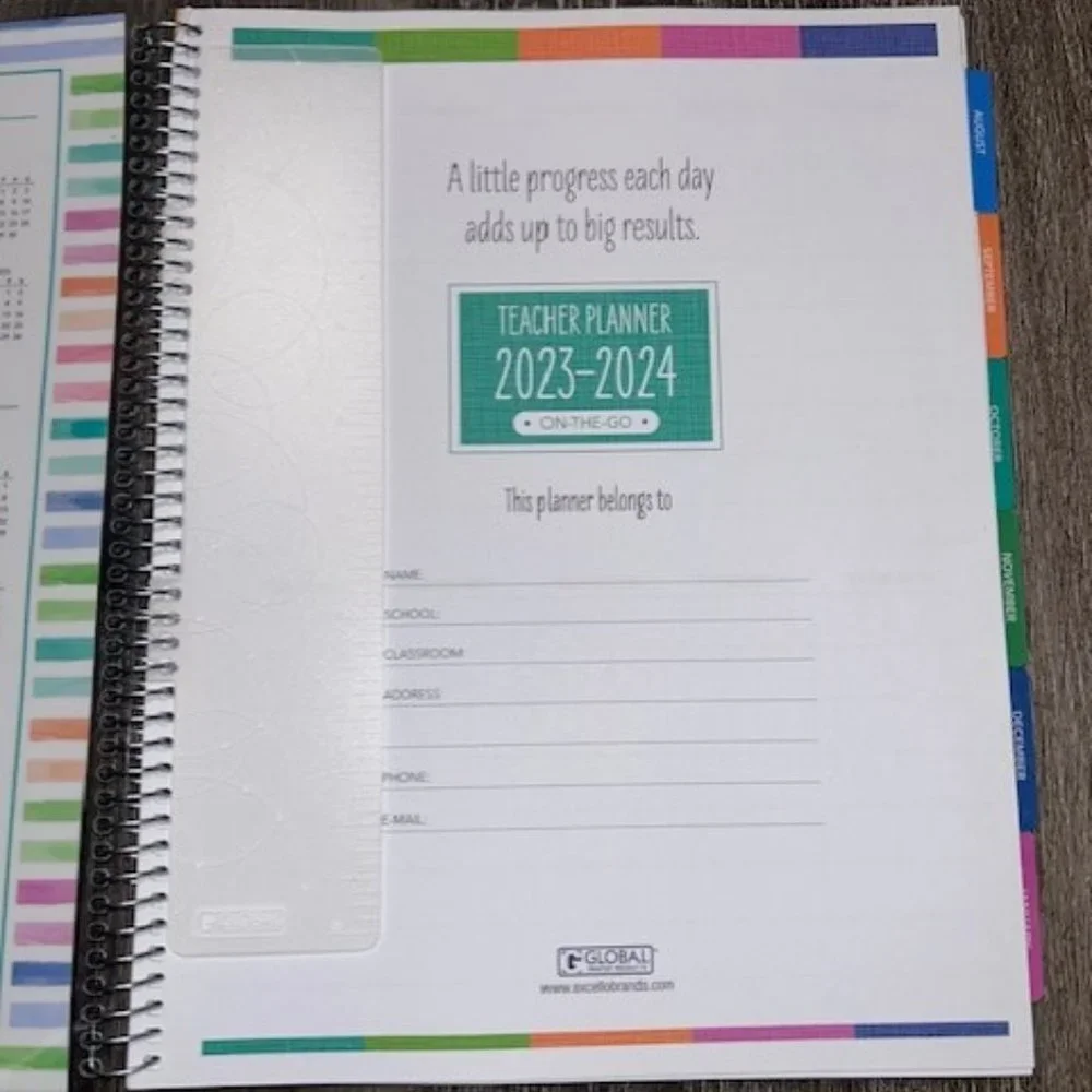 Lite Teacher Planner AY 2023-2024 -8.5